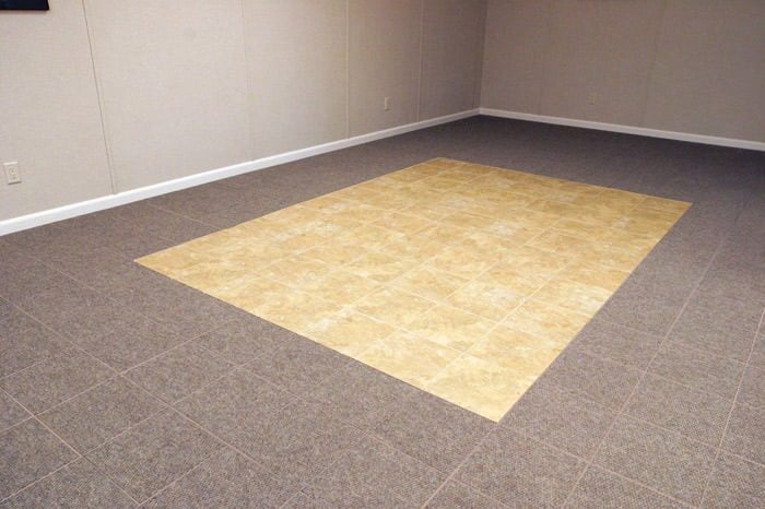 Basement Floor Tiles in Wisconsin & Illinois | Waterproof Basement ...