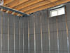 Installation of basement wall insulation in Rockford, IL; Kenosha, Madison, Milwaukee