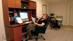 enjoy your new basement home office in West Allis, WI & IL