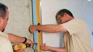 installing a basement wall finishing system in Waukesha