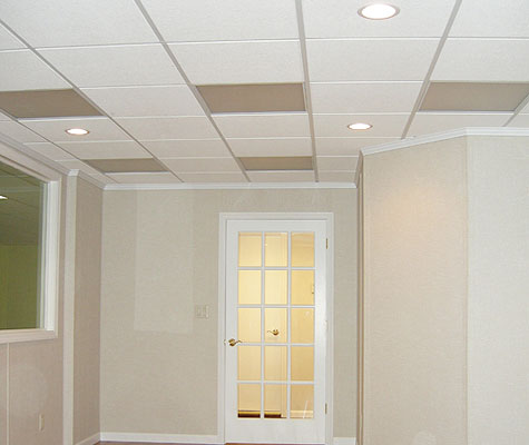 Basement Drop Ceiling Tiles Basement Ceiling Finishing