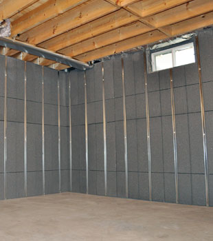 Basement Wall Paneling Prep