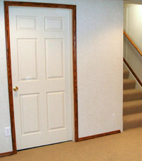 Basement Ceiling Tiles installed in a Wisconsin & Illinois refinished basement