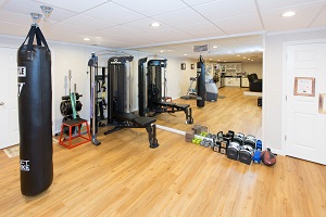 Installation of a basement gym in Madison