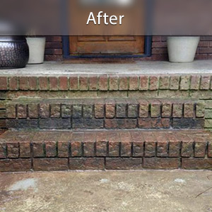Sinking stairs repaired with PolyLevel® Milwaukee