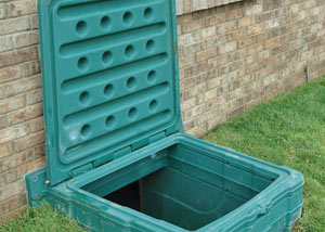 lockable crawl space access door installed in Rockford, IL