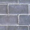 A diagonal stair-step crack found along a foundation wall in a Belvidere home