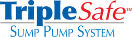 Sump pump system logo for our TripleSafe, available in areas like Fort Atkins