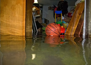 Flooded basement in Milwaukee