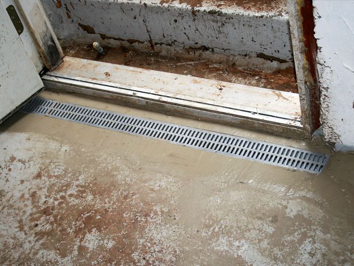 grated basement drainage pipe lg